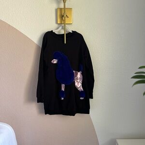 Wauw Capow sweatshirt poodle dress size 10-11Y